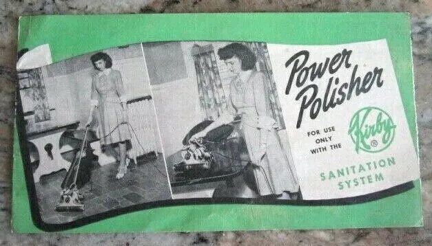 Scott & Fetzer Co Kirby Power Polisher Sanitation System Brochure -E8K-5