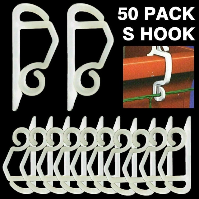 S Haken 150 Stück - Dachrinnenhalter Für Lichterketten Outdoor