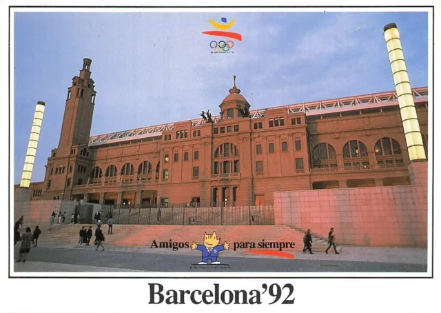 1992 Olympic Games Barcelona, original postcard.