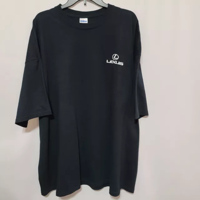 Lexus T-Shirt Men's Black Size XXXL New Short Sleeve Gildan Ultra Cotton 3XL