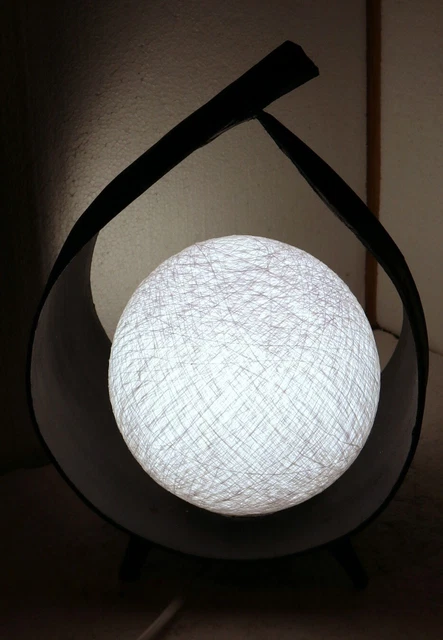 Lampe feuille noix de coco naturelle