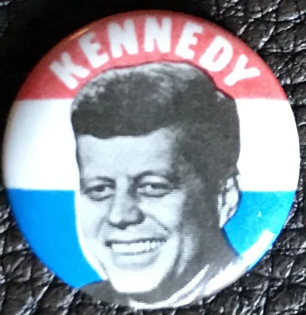 VINTAGE JOHN F. KENNEDY JFK Library Political PinBack Button £9.37