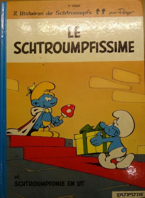 Le Schtroumpfissime | Peyo |Les Schtroumpfs n°2 | Dupuis | BD 1983 | *T.B.Etat