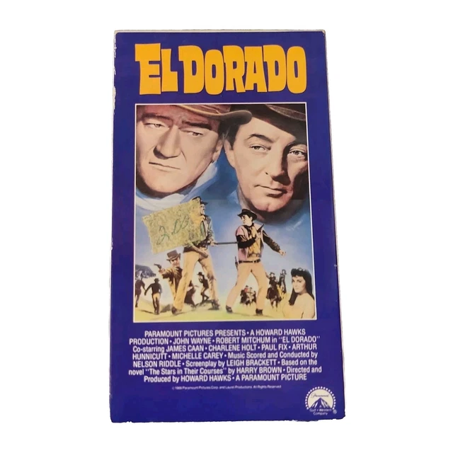 EL DORADO (VHS, 1966) John Wayne Robert Mitchum Paramount £9.24