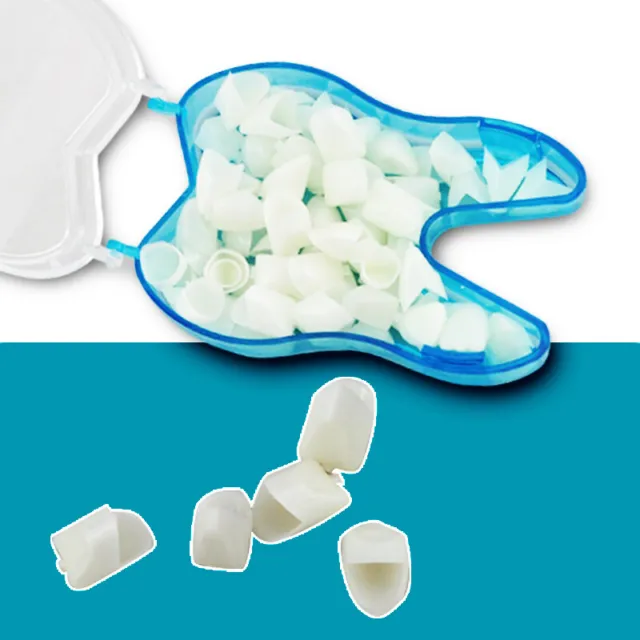 Safty Dental Oral Temporary Anterior Teeth Crown Caps Tooth 60 Pcs/Box