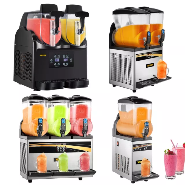 VEVOR Commercial Slushie Machine Margarita Slush Frozen Drink Maker 15/30/45L