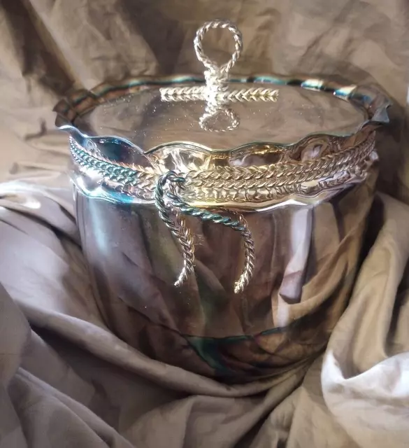 SILVER PLATED ICE bucket vintage $0.99 - PicClick