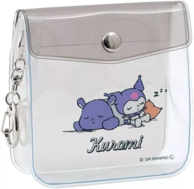 Sanrio Character Kuromi Colorful Square Mini Pouch PVC Case New Japan