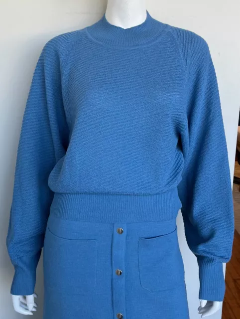 Rachel Comey Minito Top Periwinkle Blue Sweater Alpaca Size Small