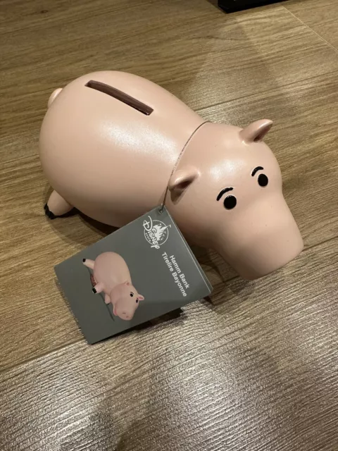 Genuine Disney Store Hamm Resin Piggy Bank Toy Story Pig Ornament Money Box New