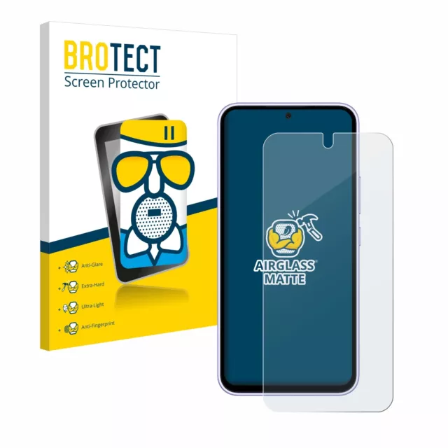 Anti Reflet Protection Ecran Verre pour Samsung Galaxy A54 5G Film Protecteur 9H