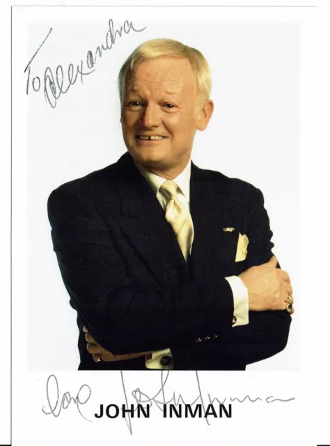 John Inman Hand Signed vintage photograph 6 x 4