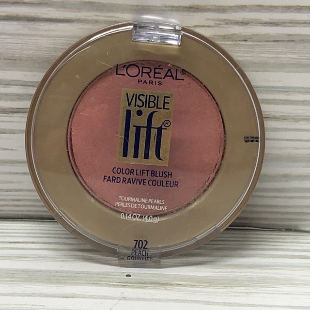 LOREAL Visible Lift Color Blush - #702 PEACH GOLD Lift NEW SEALED