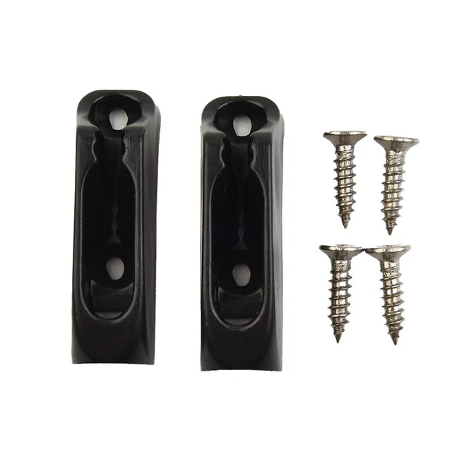2Pcs Bateau Nylon Noir Soi Serrure Corde Palourde Cale Cordon / for Marine