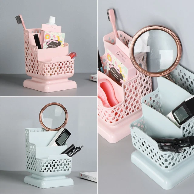 Home & Living Bathroom Supplies Pen Case Cosmetic Organizer Desktop Storage Box