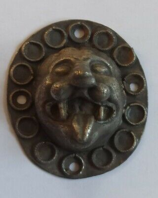 Rare Ancient Roman Silver Applique Lion Form 200-300 Ad