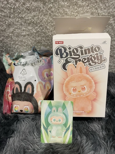 Figurine Labubu "Serenity Big Into Energy" - Pop Mart Authentique - Neuf - Collection The Monster