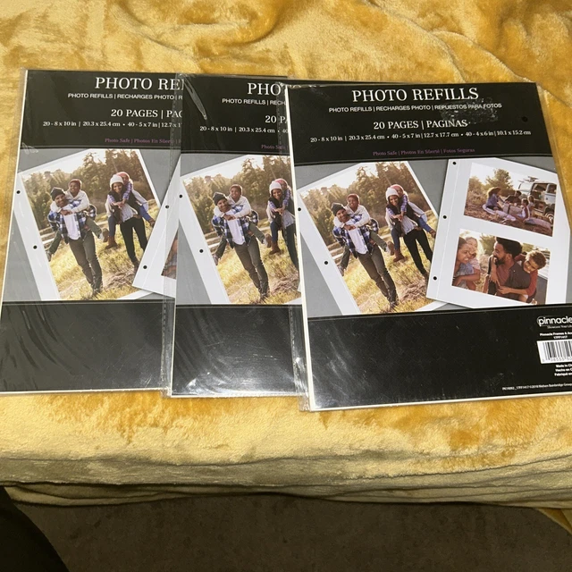 Pinnacle Frames & Accents 17FF1417 Photo Refills Photo Safe 20 Pages