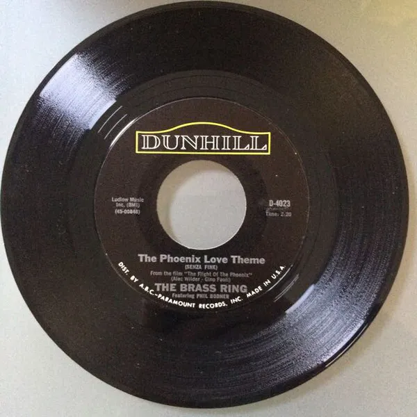 The Brass Ring - The Phoenix Love Theme Senza Fine - Used Vinyl Rec - W8100z