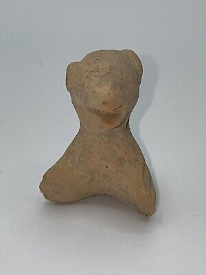 Pre Columbian Pottery Terra Cotta Bird Charm For Necklace Artifact Small 3