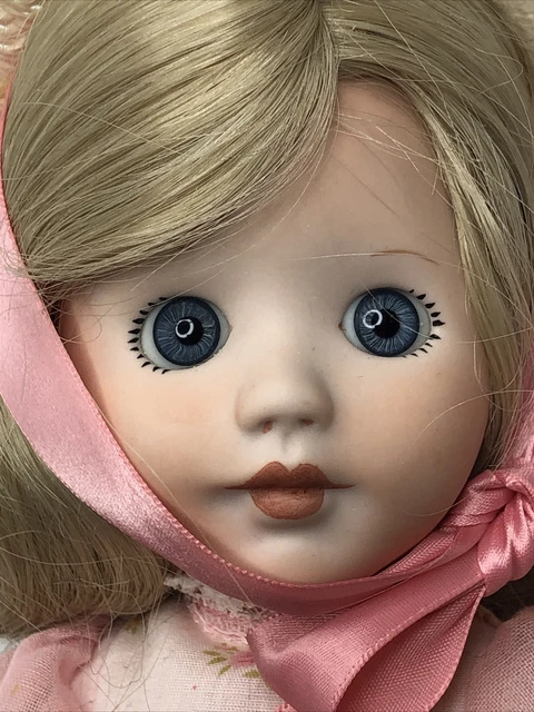 15” Pair Of Porcelain Marjorie Spangler Dolls Genevieve & Samantha Set Of 2 #O 3
