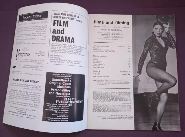 6x Movie Magazines (1980)- FILMS & FILMING/ PHOTOPLAY -6x (1980) Movie Magazines 3