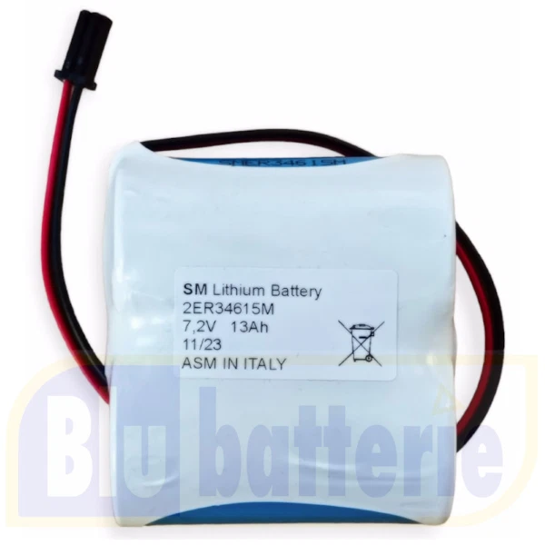 Saft Batteria Litio 7,2V 13Ah Compatibile Sirena AVS CITYWS 1164101 - Foto 3