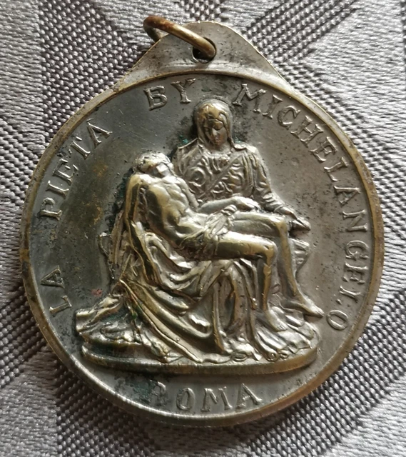 6402# JOLIE MÉDAILLE religieuse St Christopher/ Médaille chrétien