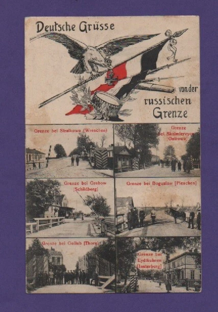 AK WRESCHEN, OSTROWO, Schildberg, Pleschen, Thorn, Insterburg