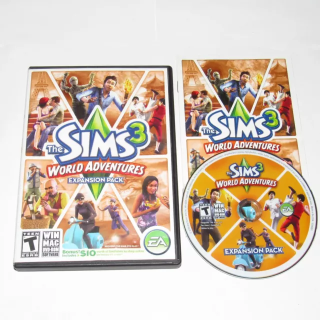 The Sims 3 World Adventures PC Game Complete 2009 Expansion