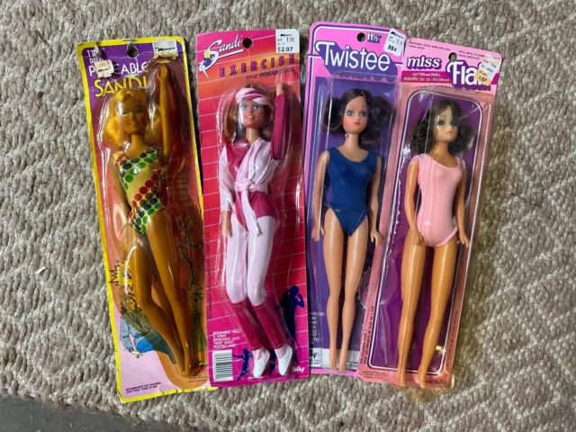 Lot Of 4 TOTSY Dolls NRFB RARE VTG  Barbie Clones