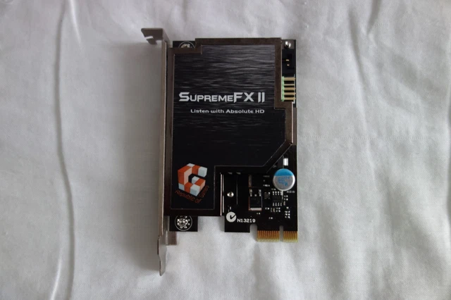 ASUS SUPREME FX Sound Card Audio Card Rev 1.04G $49.99 - PicClick CA