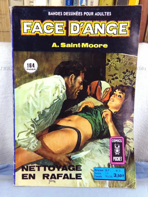 Face D'ange N°3, Éditions Aredit, Collection Comics Pocket, 1974