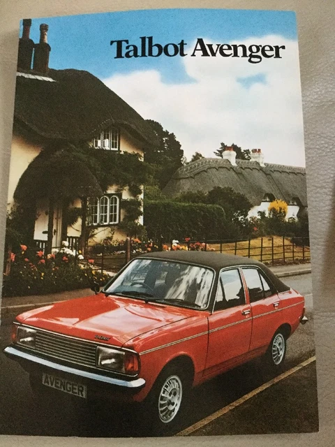 Talbot Avenger UK Market Car Sales Brochure - February 1980 Talbot Avenger UK Market Car Sales Brochure - February 1980