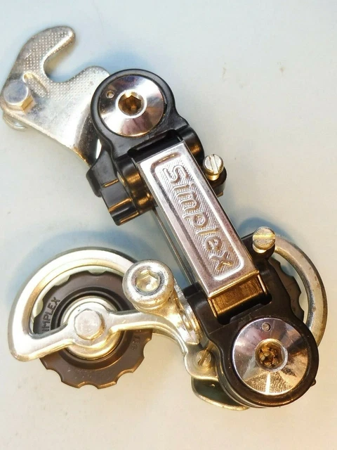 Dérailleur arrière vélo ancien vintage SIMPLEX PRESTIGE