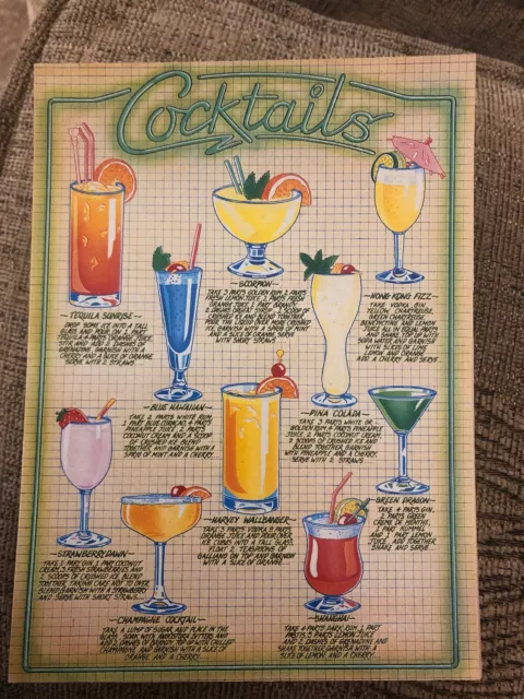 Athena Cocktails By Ray Campbell Postcard BUY ANY 2 GET 1 FREE + only 75p Post