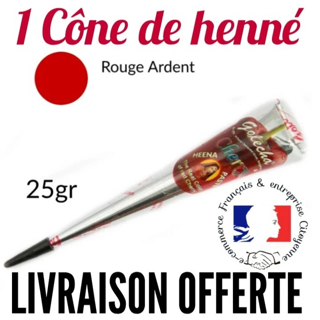 Cône De Henné Neutre Prem Dulhan - 25g, Hypoallergénique, Marron, Livraison Gratuite