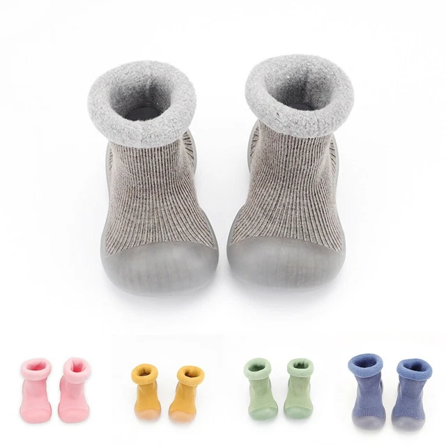 Bambini Caldo Neve Morbido E Spesso Neonato Scarpe Bambino Bambine Calze Slipper