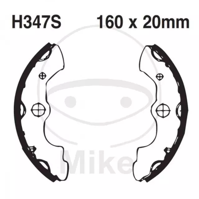 Brake Shoes With Springs EBC 737.00.22 for Honda TRX Fa Rubicon 500 2001-2004