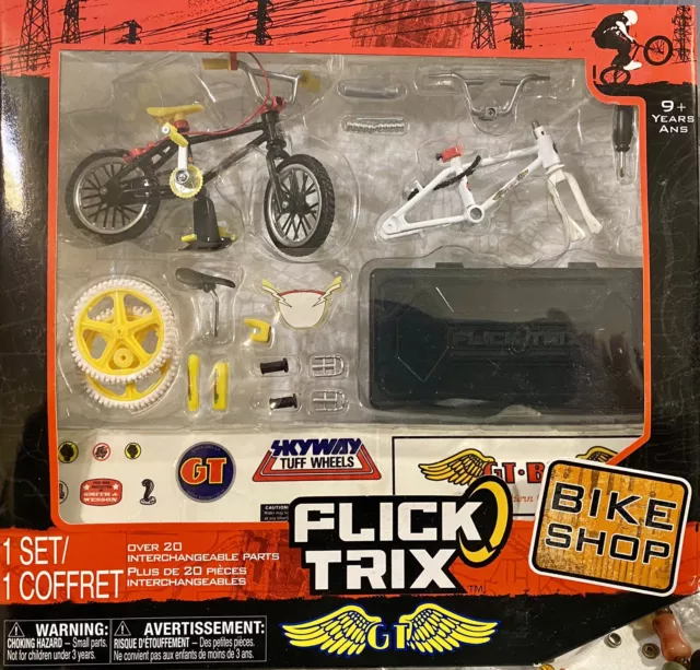 GT BLACK & white Flick Trix finger bike set $145.00 - PicClick