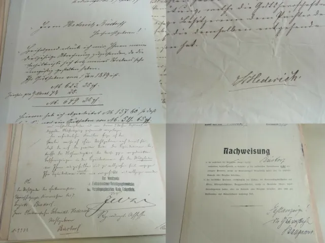 Documentos Buen Büstorf (Rieseby) Desde 1866 Heinrich Schmidt-Hederich, Cartas