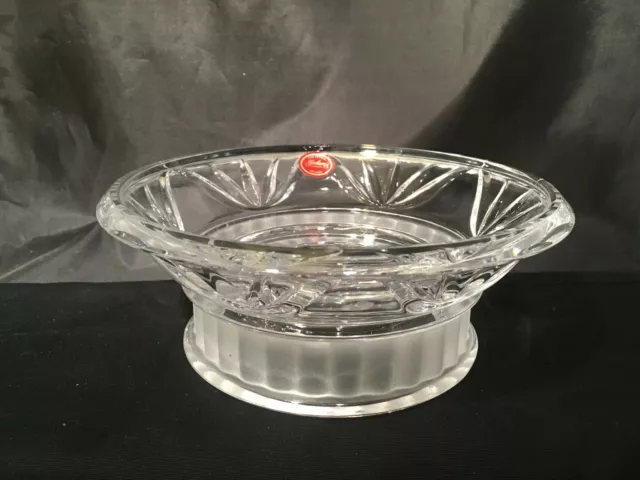 Gorham Fine Crystal Candy Dish Bowl Made In Poland Beautiful Centerpiece Sparkle