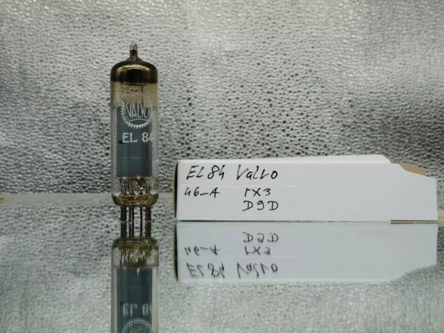 1x VALVO EL84 E84L 6BQ5 Roe-V-10 testet Röhre Tube