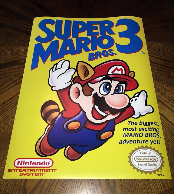Super Mario Bros 3 Box Art FOR SALE! PicClick UK
