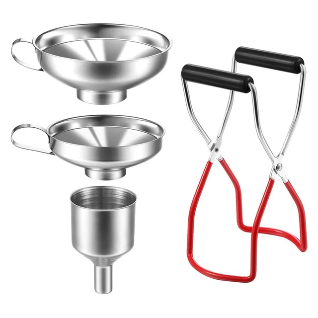 Clip lattina acciaio inox forniture in scatola olio imbuto vino sollevatore barattolo
