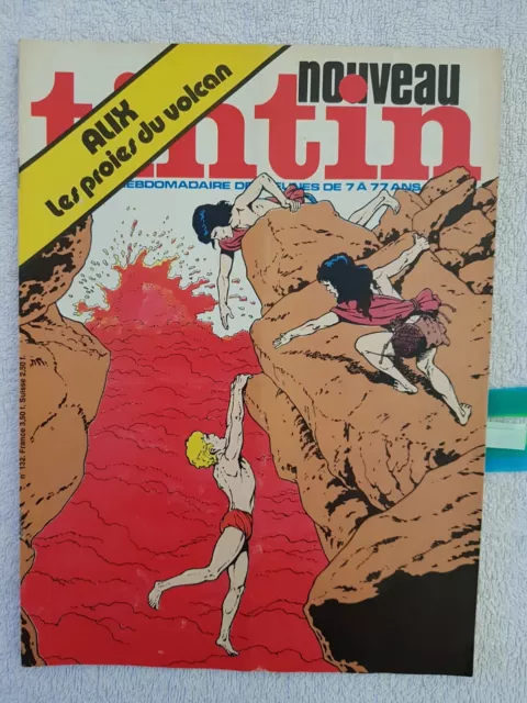 Tintin Nouveau N°132 21/3/1978 Alix Chick Bill Pub Benco Smarties Poupee Sindy
