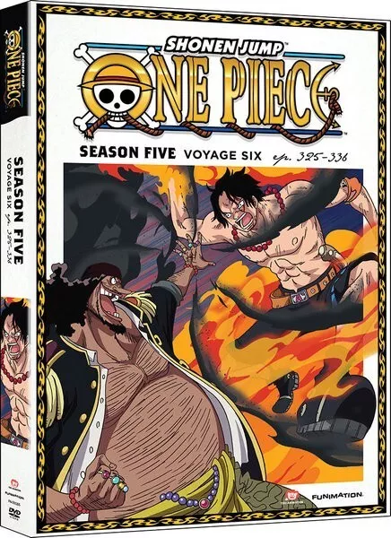 One Piece Season 5 6 Dvd Episodes 325-336 300 Minutes North American Version