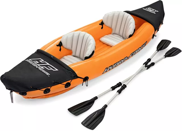 Bestway Hydro-Force Lite-Rapid X2 Inflatable Kayak w/ Aluminium Oars + Pump
