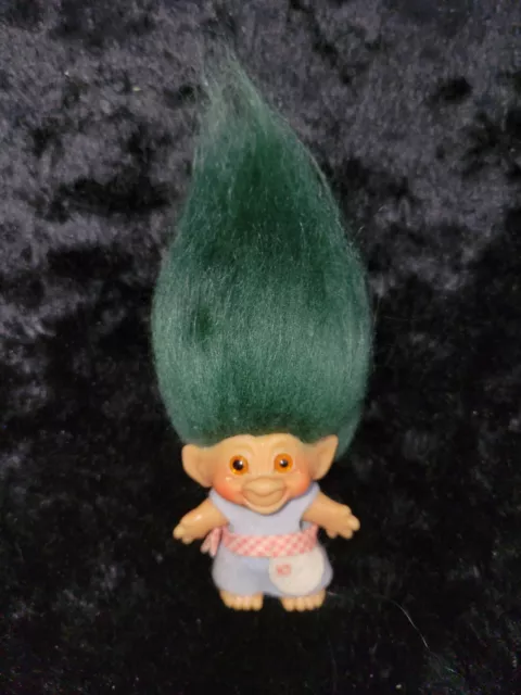 Vintage 1960s Thomas DAM Troll, Amber Glass Eyes