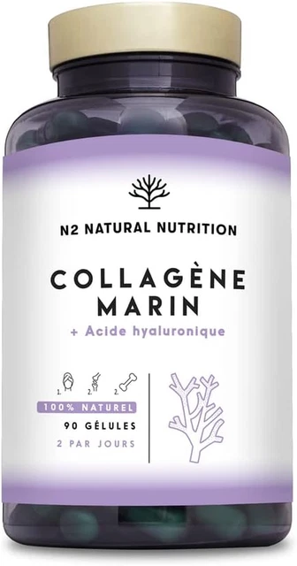 Complément Intenson Collagène Marin + Hyaluron + Vit C - 120 Comprimés Anti-âge